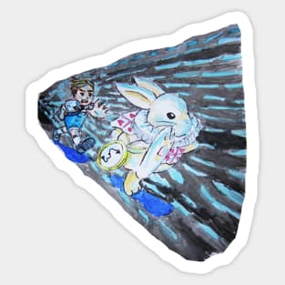 Down the Rabbit Hole Sticker